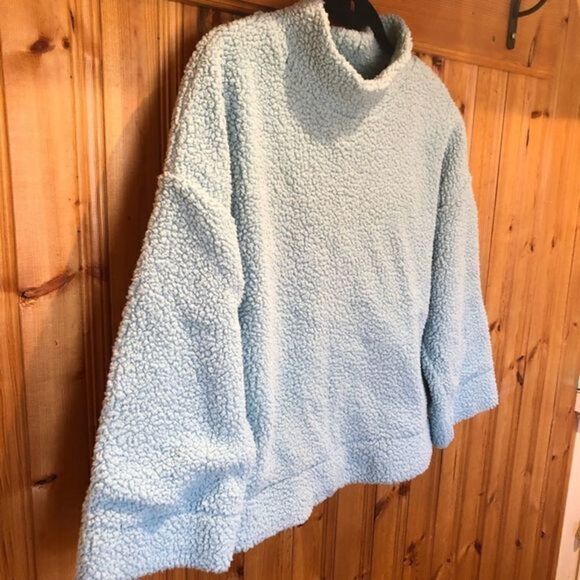 Gap Sherpa Mock Neck Pull Over Size Small - Picture 8 of 15